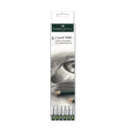 Lápiz Faber Castell Negro Graduado X 6