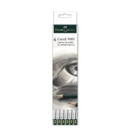 Lápiz Faber Castell Negro Graduado X 6
