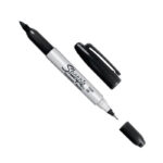 Marcador Doble Punta Sharpie Negro