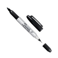 Marcador Doble Punta Sharpie Negro