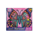 Kit marcadores permanentes Primavera x 20 + Cartilla